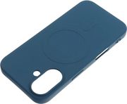 silicone mag cover big hole case magsafe for iphone 16 pro blue photo