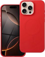 silicone mag cover big hole case magsafe for iphone 16 pro max red photo