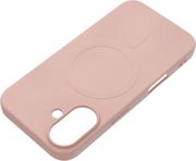silicone mag cover big hole case magsafe for iphone 16 pro pink photo