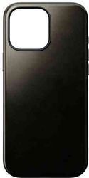 nomad modern leather case green chrome for iphone 16 pro photo