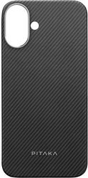 pitaka magez case 5 black grey twill for iphone 16 plus photo
