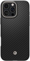 spigen enzo aramid black natural for iphone 16 pro max photo