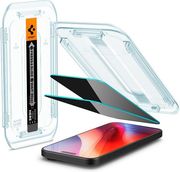 spigen glass tr ez fit privacy 2 pack transparency for iphone 16 pro photo spigen glass tr ez fit privacy 2 pack transparency for iphone 16 pro photo