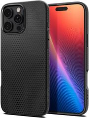 spigen liquid air matte black for iphone 16 pro max photo