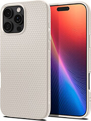 spigen liquid air natural titanium for iphone 16 pro max photo