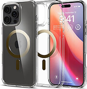 spigen ultra hybrid magsafe gold for iphone 16 pro max photo