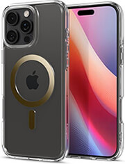 spigen ultra hybrid magsafe gold for iphone 16 pro photo