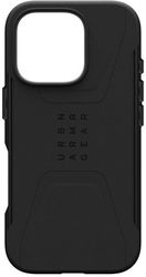 uag civilian magsafe black for iphone 16 pro photo