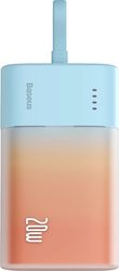 baseus powerbank popsicle 5200mah 20w lightning type c edition sunset orange photo