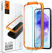 spigen glass tr alignmaster 2 pack samsung galaxy a55 photo