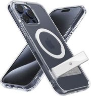 spigen caseology capella magsafe kickstand clear white for iphone 15 pro photo