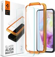 spigen glass tr alignmaster 2 pack for samsung galaxy a35 photo spigen glass tr alignmaster 2 pack for samsung galaxy a35 photo