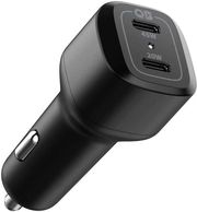 spigen powerarc arcstation car charger black for 2 port usb c pd 30 45w usb c pd 30 20w total 65 photo
