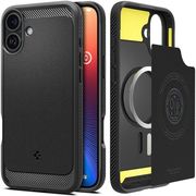 spigen rugged armor magsafe matte black for iphone 16 plus photo