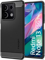 spigen rugged armor matte black for xiaomi redmi note 13 5g photo
