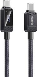 remax rc c069 c c type c to type c 100w fast charging cable with display photo