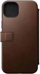 nomad leather magsafe folio brown for iphone 14 plus photo