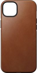 nomad modern leather magsafe case english tan iphone 14 plus photo