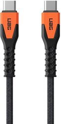 uag rugged kevlar cabel usb c for usb c 15m black orange bulk photo uag rugged kevlar cabel usb c for usb c 15m black orange bulk photo