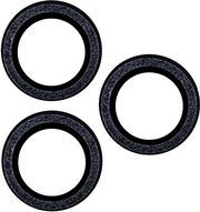 set of lens glasses for iphone 13 pro 61 black glitter 3 pcs photo