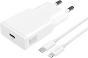 4smarts wall charger pd plug slim 20w gan type c lightning cable 15m white photo