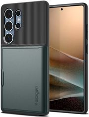 spigen slim armor cs abyss green for samsung galaxy s25 ultra photo