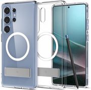 spigen ultra hybrid s magsafe clear white for samsung galaxy s25 ultra photo