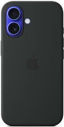 silicone case with magsafe for apple iphone 16 plus black myy93 photo