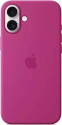 silicone case with magsafe for apple iphone 16 plus fuchsia myye3 photo