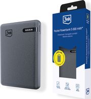 powerbank 3mk pocket 5000mah 12w grey photo powerbank 3mk pocket 5000mah 12w grey photo