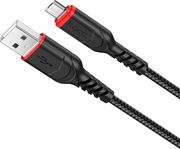 hoco usb a to microusb cable x59 victory 18w 2a 1m black photo hoco usb a to microusb cable x59 victory 18w 2a 1m black photo