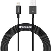 baseus superior series usb a to lightning cable 20w 24a 2m black calys c01 photo