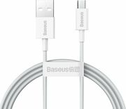 baseus superior series usb a to microusb cable 18w 2a 1m white camys 02 photo
