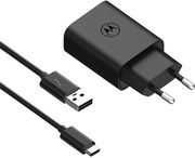 motorola sjmc202 c mayros taxyfortistis usb a me qc 30 kai kalodio 1m type a se type c 20w photo