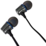 esperanza metal earphones with microphone eh203 graphite blue photo esperanza metal earphones with microphone eh203 graphite blue photo