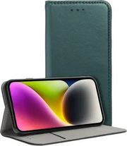smart magneto book case for samsung s25 plus dark green photo