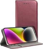smart magneto book case for samsung s25 ultra burgundy photo