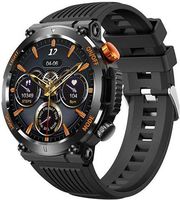 lamtech smartwatch bt50 with sport tracking health sensor total black lam113089