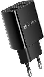 lamtech travel wall charger 21a with 2xusb black lam020748 photo lamtech travel wall charger 21a with 2xusb black lam020748 photo