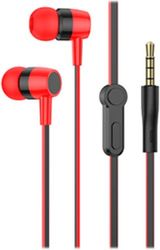lamtech handsfree with mic 35mm jack red lam021363 photo