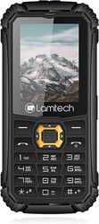 kinito lamtech 2g dual sim rugged phone 1800mah black orange lam114543 photo