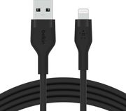 belkin boostcharge flex usb c cable with lightning connector 1m black