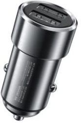 car charger wk 12w dual usb 24a silver wp c25 photo