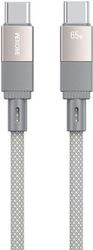 charging cable wk 65w type c type c grey 1m wdc 46 photo