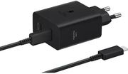 samsung wall charger 50w 2x type c type c cable black ep t5020xb photo samsung wall charger 50w 2x type c type c cable black ep t5020xb photo