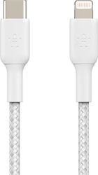 Belkin USB-C to Lightning Cable, 2 m, White