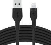 belkin caa008bt2mbk boost charge usb a lightning silicon cable 20m black photo belkin caa008bt2mbk boost charge usb a lightning silicon cable 20m black photo