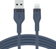 belkin caa008bt2mbl boost charge usb a lightning silicon cable 20m blue photo belkin caa008bt2mbl boost charge usb a lightning silicon cable 20m blue photo
