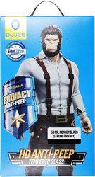 5d mr monkey glass apple iphone 16 pro max black strong privacy photo