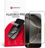forcell flexible nano glass 5d for iphone 16 pro max black photo
